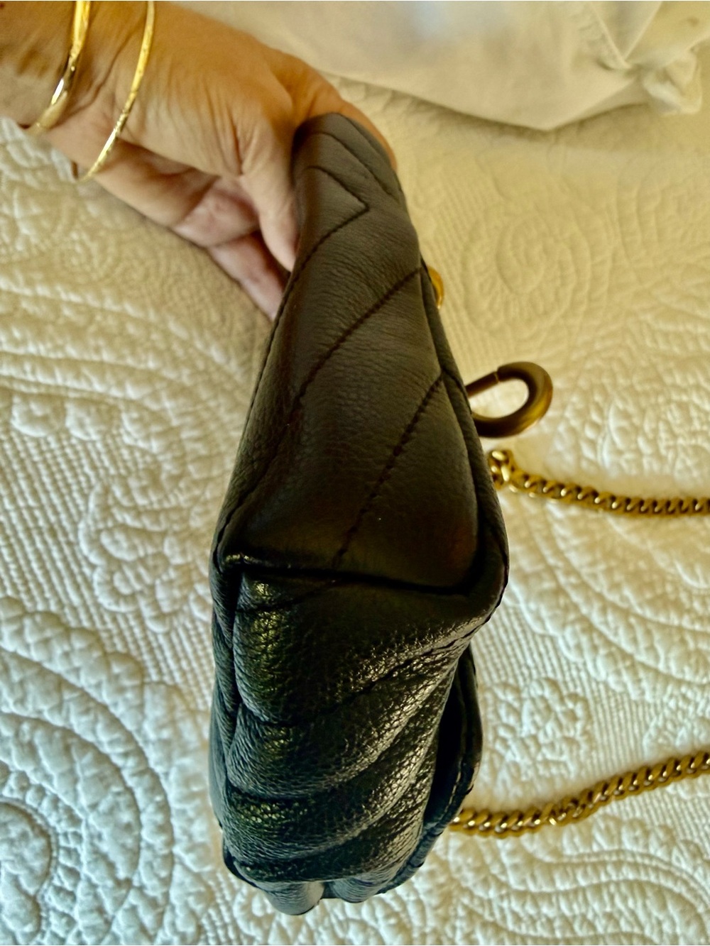 Rebecca Minkoff Edie Small Leather Crossbody Bag - Picture 14 of 16